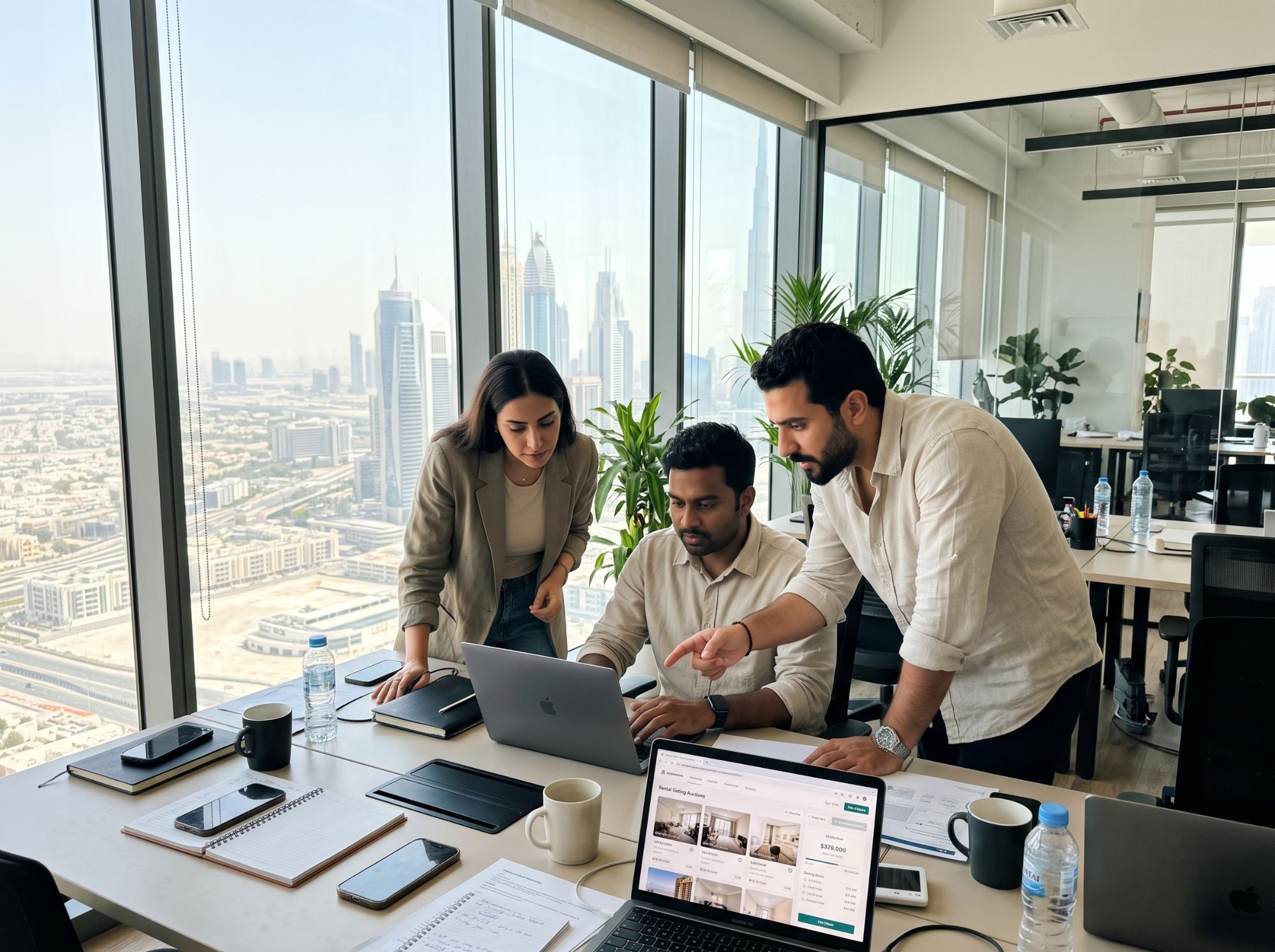 Rental Auction Marketplace MVP for the UAE